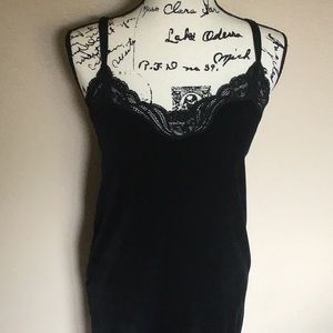 Little Black Dress, Petite Black Velvet  Spandex
